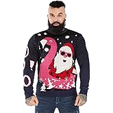 Men`s Ugly Christmas Sweater Unisex Women`s Funny Novelty Santa Pullover for Party 21018-ma X-Small