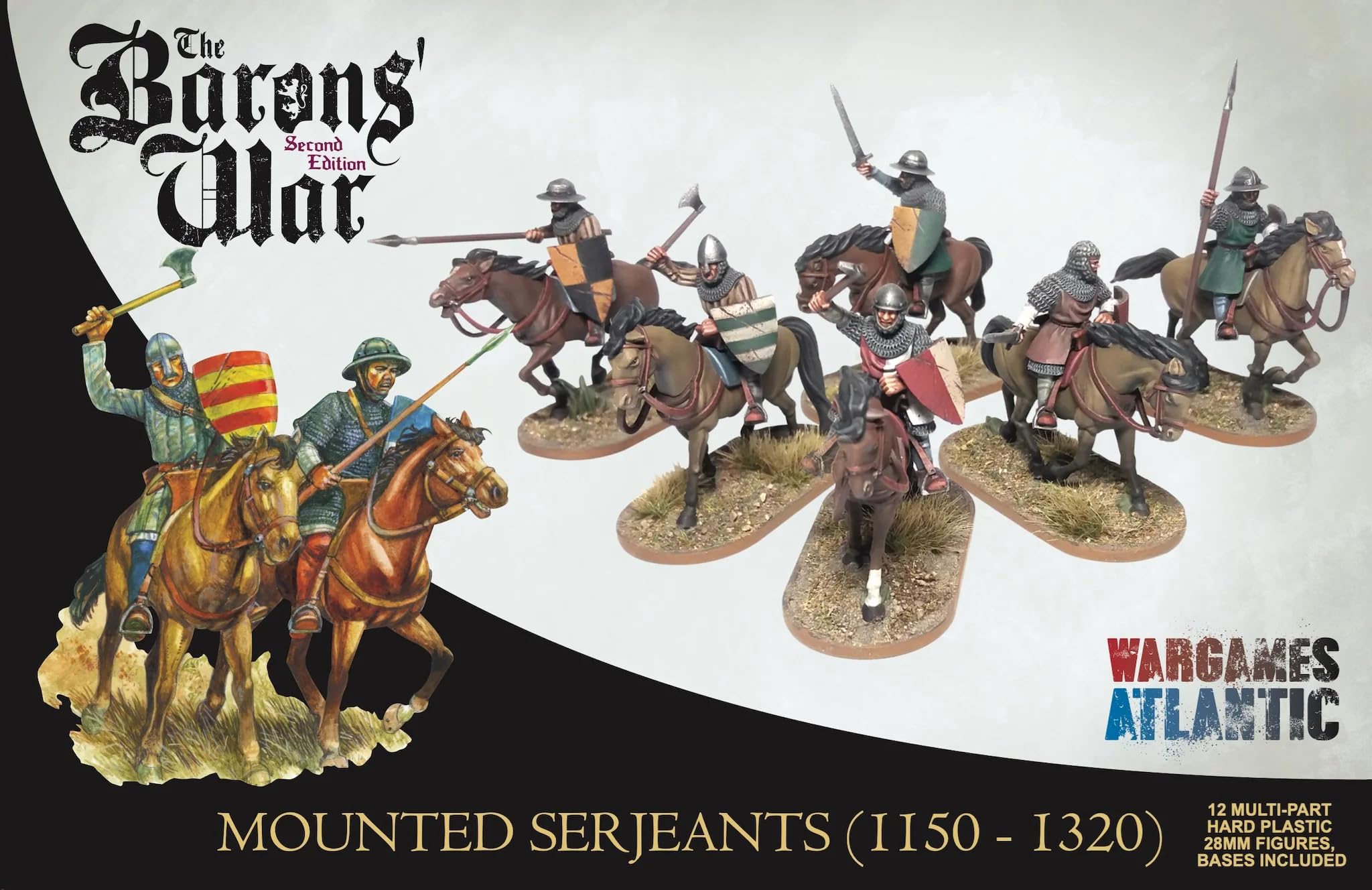 Wargames Atlantic, The Barons War, Mounted Serjeants (1150-1320)