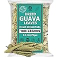 2.6oz Hoja De Guayaba, Dried Guava Leaf, 100+ Natural Guava Leaves, Aromatic Tea, Caffeine free, No Additives, Non GMO. By Ak