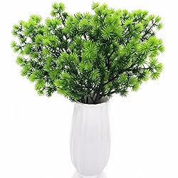 Artificial Pine Branches, Green Leaves Aquarium