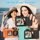 fohoa Upgraded 8K 70MP Underwater Camera 32GB Card 33FT Waterproof Digital view 4