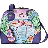 Anna by Anuschka Leather Small Multi Compartment Zip-Around Organizer