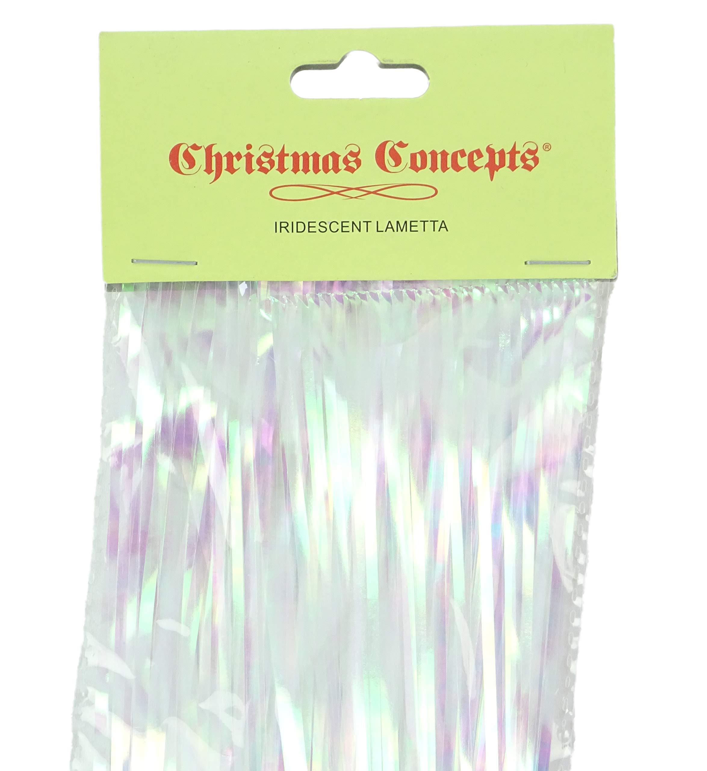 Christmas Concepts® Shiny Lametta - Christmas Tree Decorations (Iridescent)