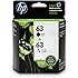 HP 63 Black & Tri-color Original Ink Cartridges, 2 Cartridges (F6U61AN, F6U62AN) for HP Deskjet 1112 2130 2132 3630 3632 3633 3634 3636 3637 HP ENVY 4512 4513 4520 4523 4524 HP Officejet 3830 3831 3833 4650 4652 4654 4655