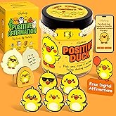 Stofinity Positive Duck Gifts For Duck Lovers - Jar Of Daily Affirmation Cards, Funny Emotional Support Coworker Birthday Gifts For Women Unique, Cute Back To School Teen Girl Gift Trendy Stuff