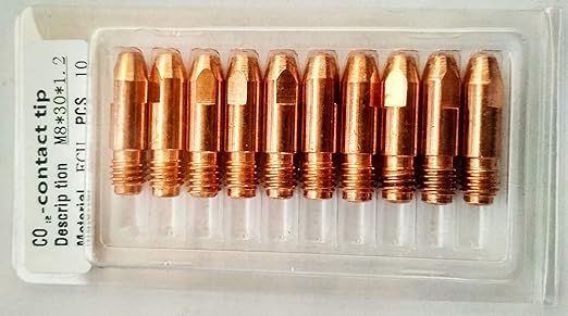 Mig Welding Tips M8 30mm 1 2 Mm 10 Pcs Set Amazon In Industrial Scientific