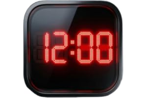 LED Display Clock TV – Big Digital LED Screen Clock (No Ads)
