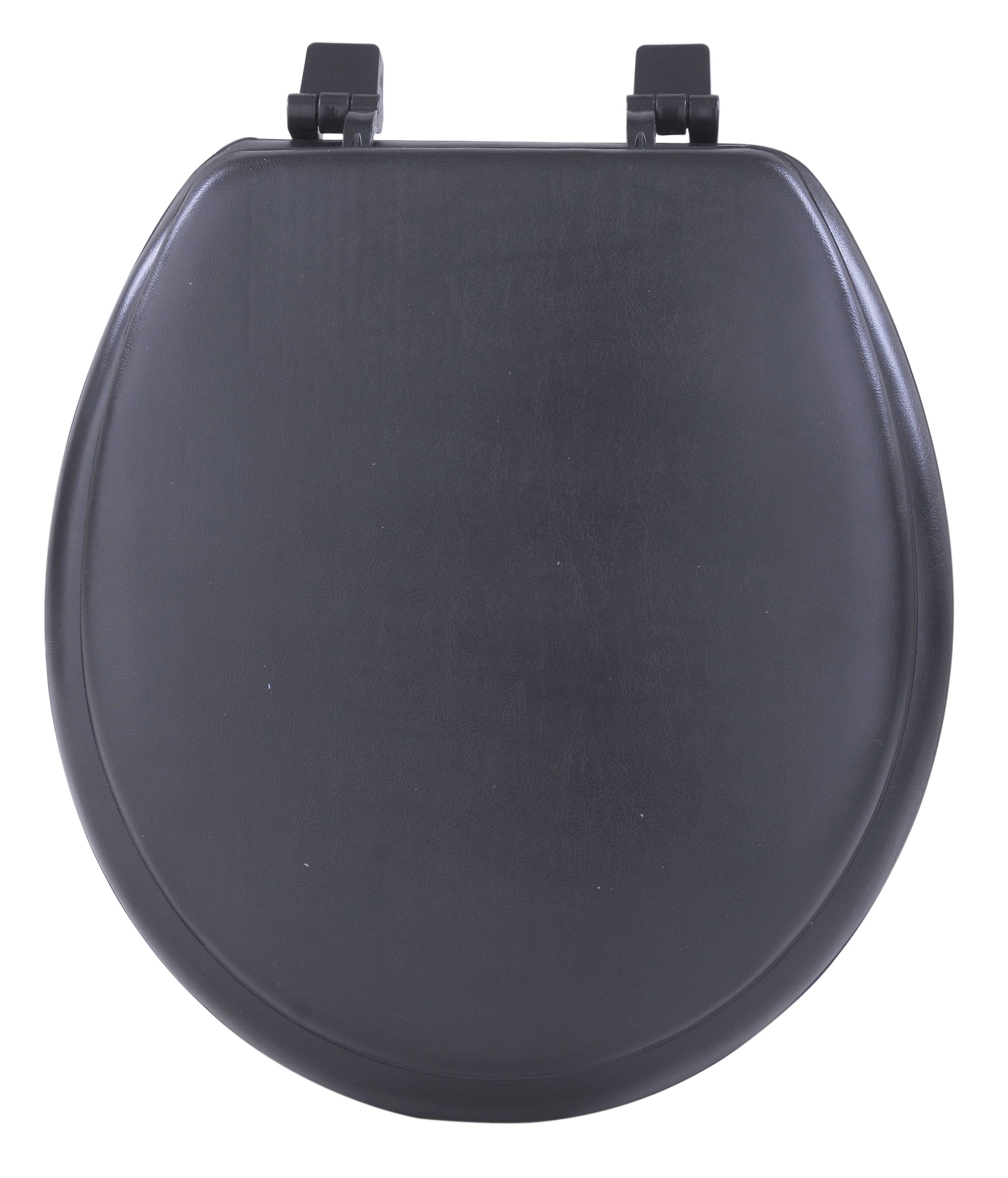 Achim Home Furnishings TOVYSTBK04 17-Inch Fantasia Standard Toilet Seat, Soft Black