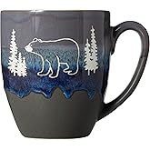 Cape Shore Freeport Etched Stoneware 18oz Mug, Multiple Styles Available (Bear)