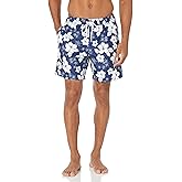 Amazon Essentials Men's Swim Trunks with Mesh Lining, Pockets, Drawstring Closure