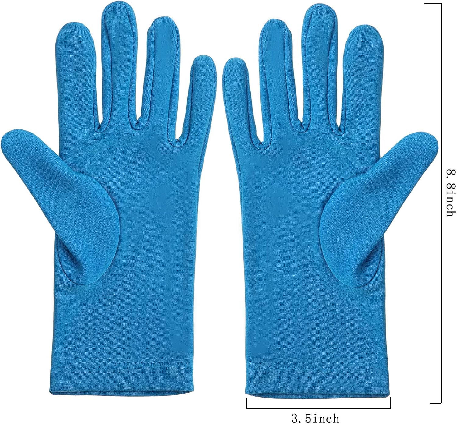 13 Pairs Women Short Satin Gloves Wrist Length Gloves Gown Gloves Opera Gloves for Party at  Women’s Clothing store