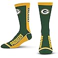 For Bare Feet MVP Crew Sock NFL Large