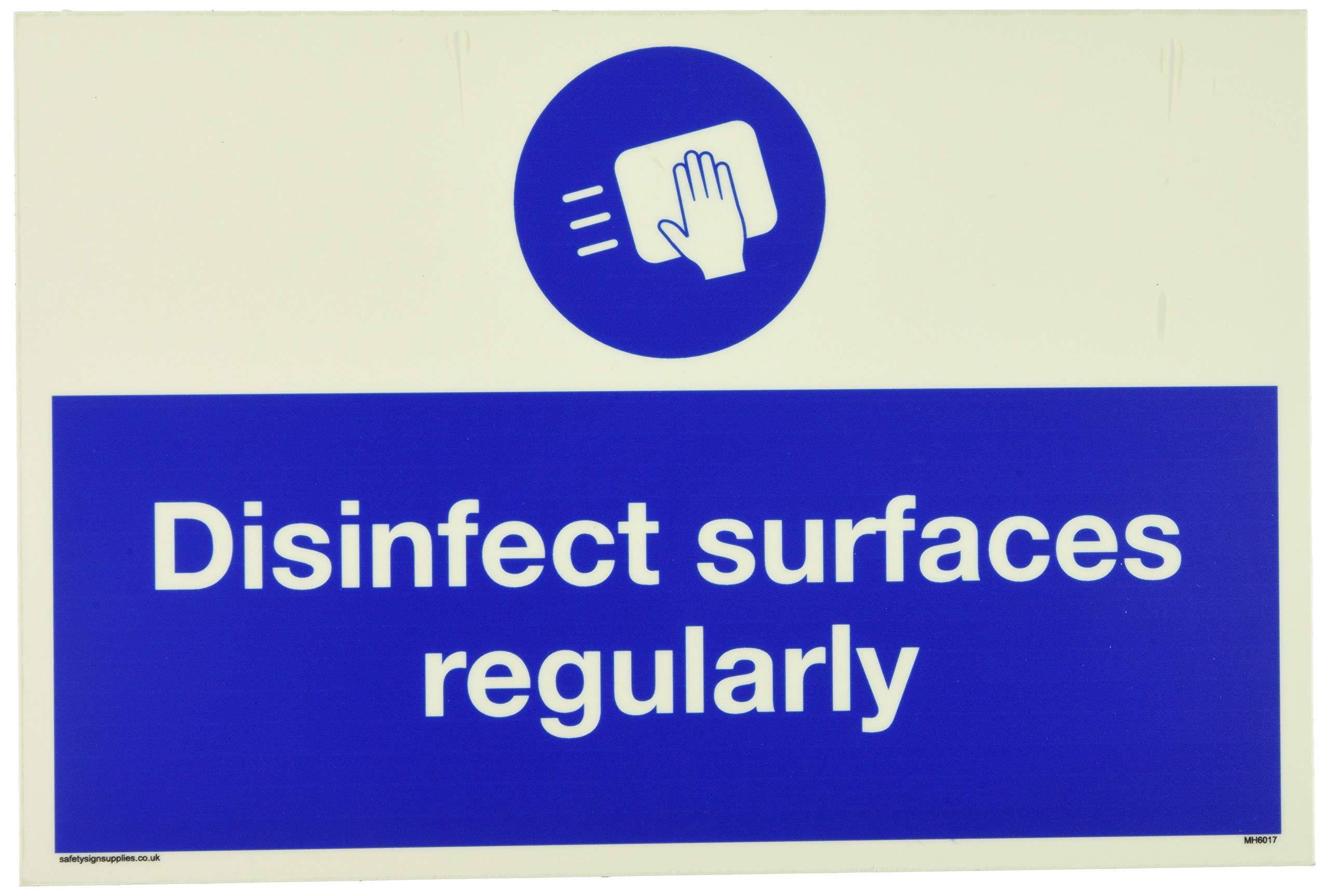 Disinfect surfaces regularly