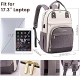 LOVEVOOK 17 Inch Laptop Backpack USB Port Anti Theft Water Resistant Large 31L view 2