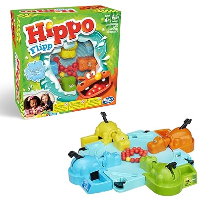 Hasbro Gaming 98936398 - Hippo Flipp Kinderspiel