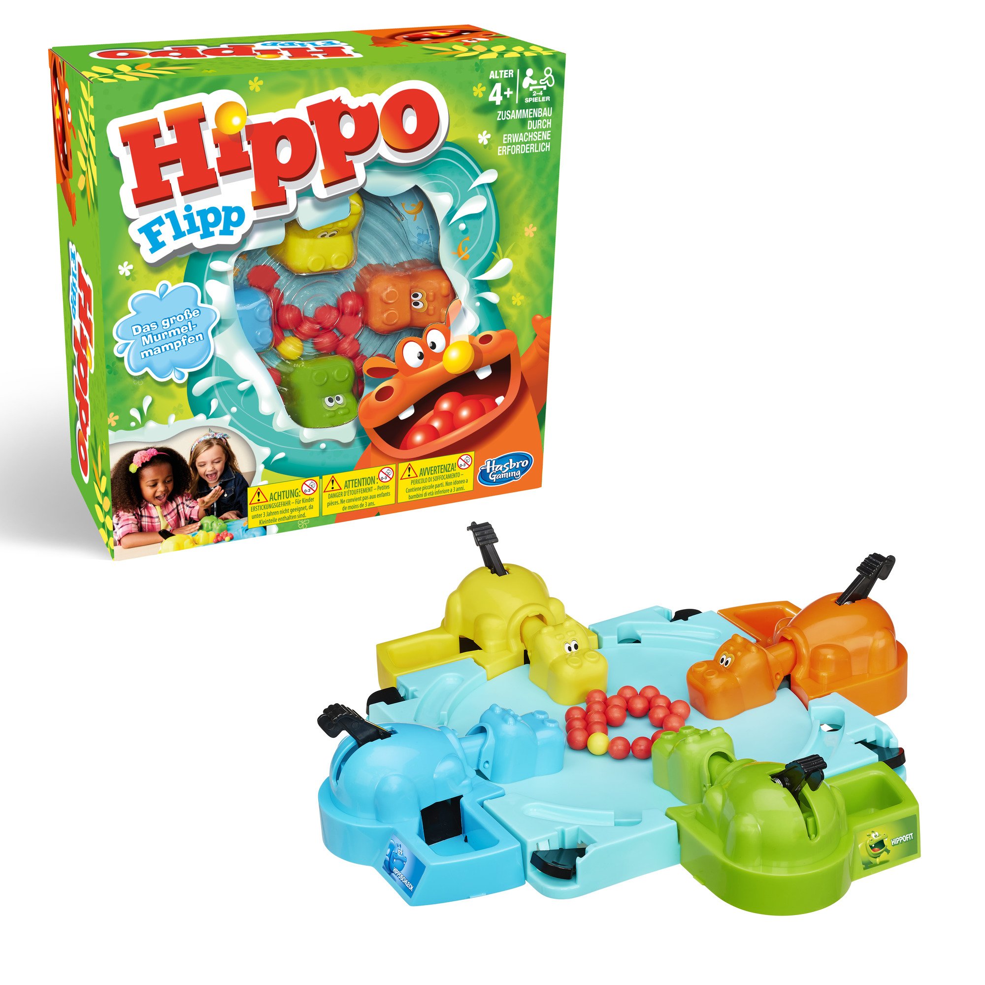 Hasbro Gaming 98936398 Hippo Flipp Children's Game