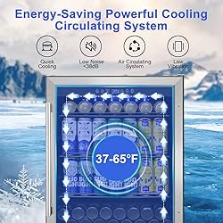 Beverage Refrigerator 24 inch-200 Can Drink Fridge