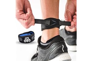 CROSSTRAP Achilles Strap - Ankle Support for Achilles Tendonitis - Support Brace for Men and Women - Neoprene Ankle Support for Running Cycling Sports
