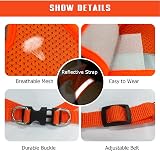 FEimaX Cat Dog Harness and Leash Set No Pull Reflective Mesh Vest view 4