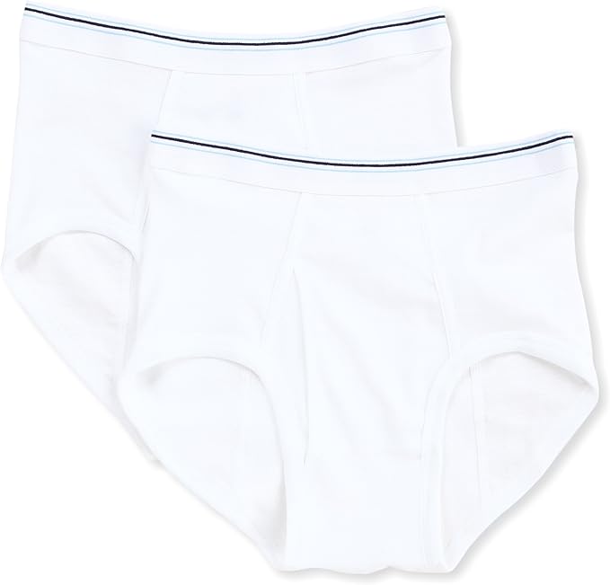Amazon グンゼ Gunze Yg Basic 綿100 フライス 抗菌防臭加工 スタンダードブリーフ 前あき 2枚組 Yg0631 03 ホワイト S ブリーフ 通販