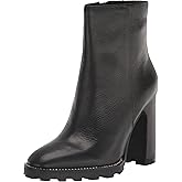 KARL LAGERFELD PARIS womens Peppy Lug-sole Zip-up Fashion Boot