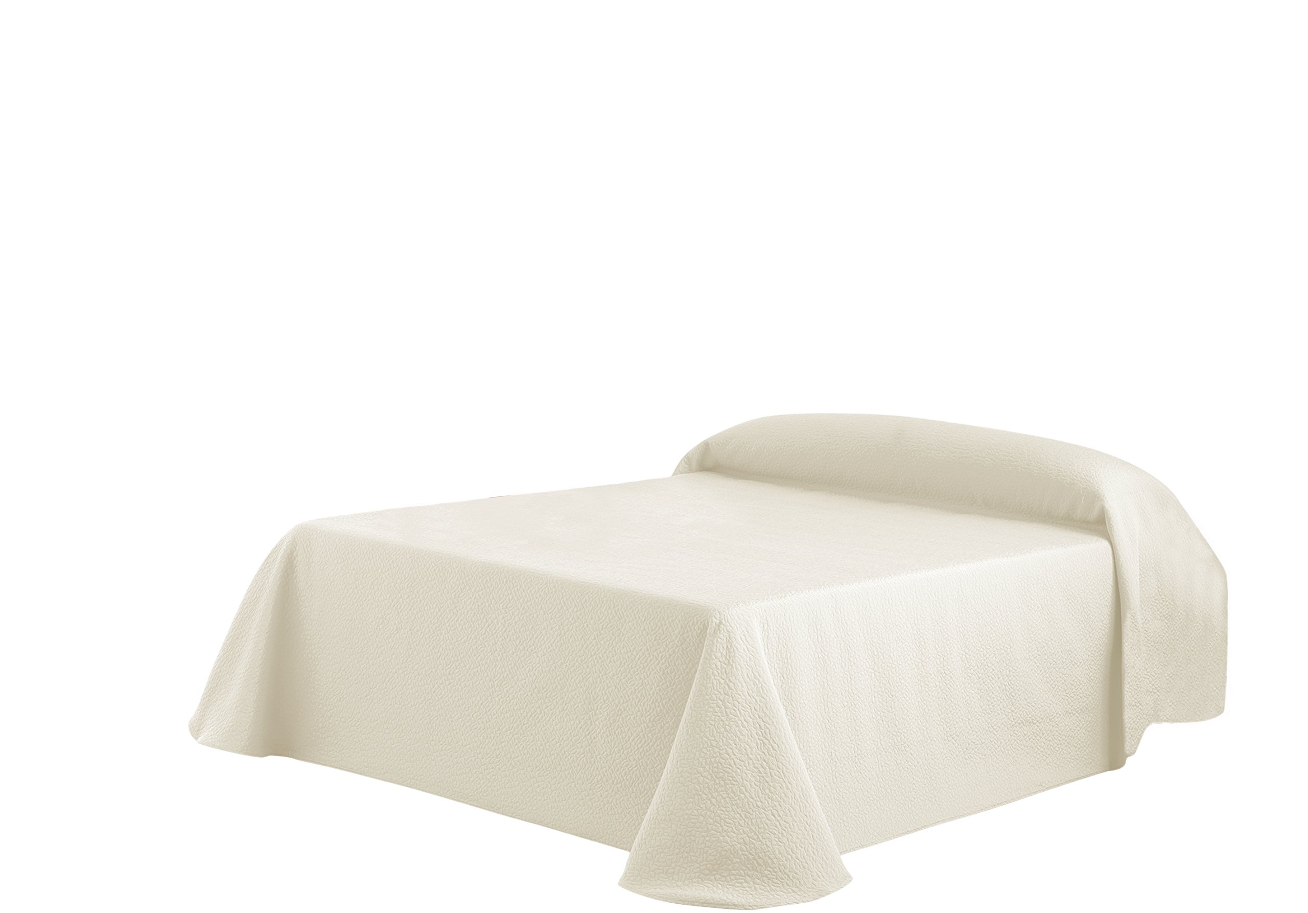 Eysa 235 cm 75 Polyester 25 Percent Cotton Gravel Bedspread, Ecru 00, 200