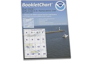Paradise Cay Publications NOAA BookletChart 25641: Virgin Islands-Virgin Gorda to St. Thomas and St. Croix;Krause Lagoon