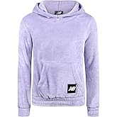 New Balance Girls Hoodie - Super Soft Plush Fleece Pullover Hoodie, Lightweight Hooded Sweatshirt for Kids & Teen Girls