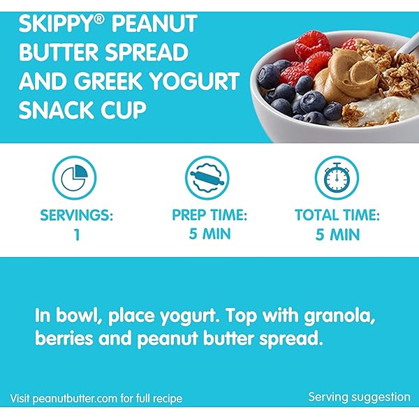 SKIPPY, PEANUT BUTTER SPREAD, CREAMY 16 OZ (12 PACK)