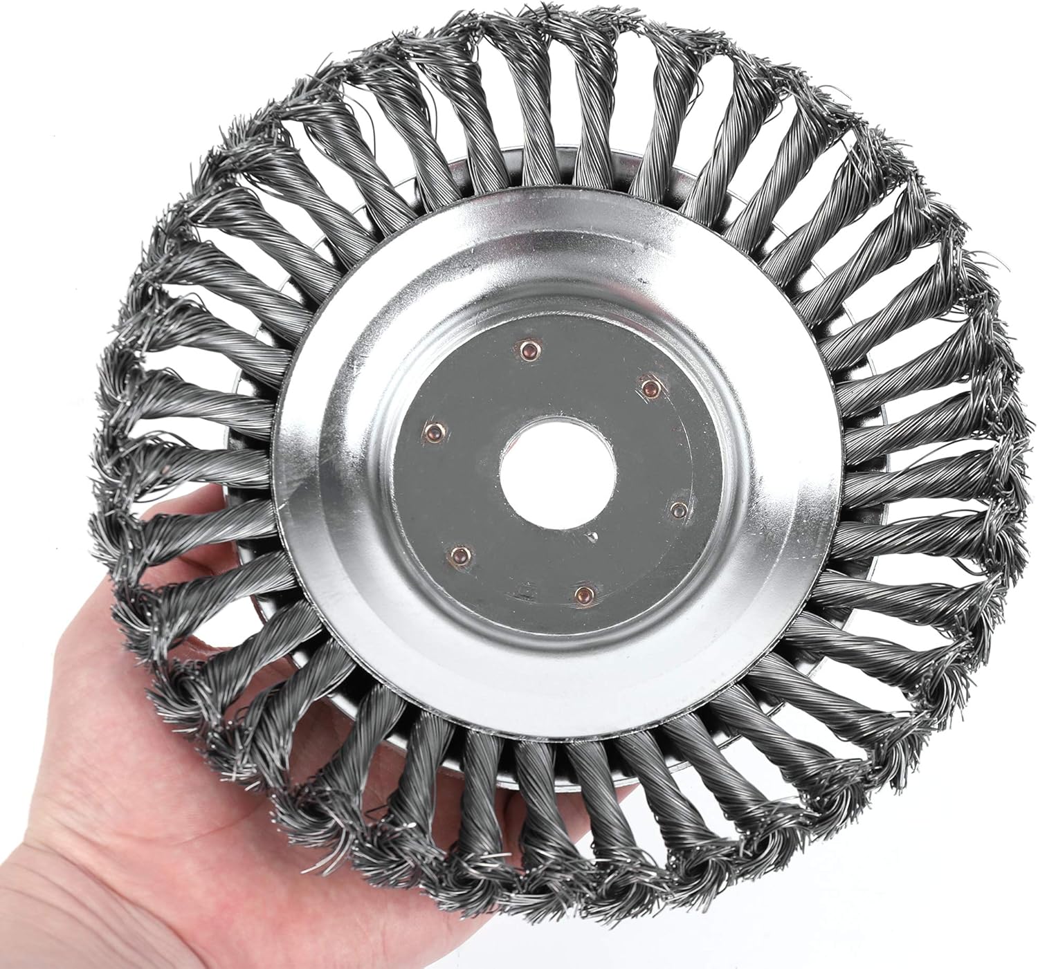 AR-PRO 8-inch Rotary Weed Brush Blades with Universal Adapter Kit Trimmer for Husqvarna/Stihl/Ego/Oregon/Hitachi/Honda and More – Cuts Like Butter: Garden & Outdoor
