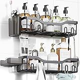NESOMI Adhesive Shower Caddy Bathroom Shelves for