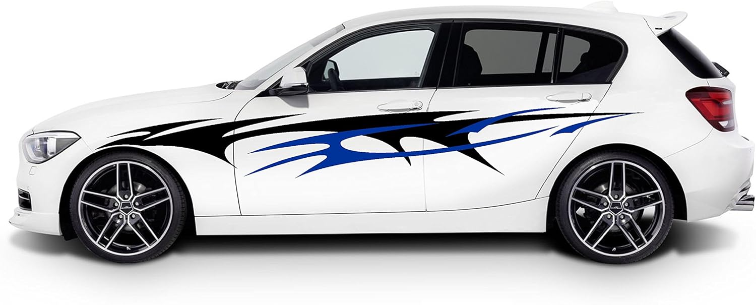 Amazon カッティングステッカー かっこいいデザイン 店長おすすめの車用ドアステッカー 左右set 車 バイク 車 バイク