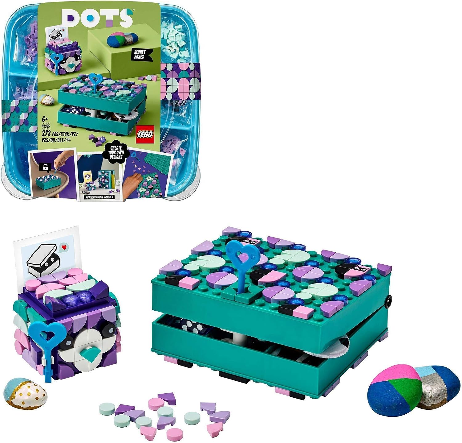 LEGO 41925 DOTS Secret Boxes, Multi-color