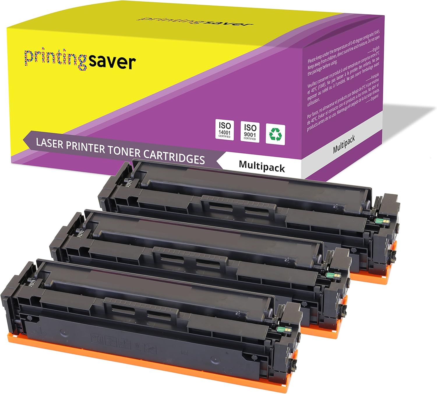 Printing Saver CYAN, MAGENTA, YELLOW compatible toners for HP Color