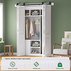 SMARTSTANDARD 72" Bifold Sliding Barn Door Hardware