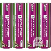 8 inch Lint Roller Refill for Scotch-Brite Pet Extra Sticky Large Surface Roller 50% Stickier Lint Roller Refill, Works Great On Pet Hair, 4 Refills, 60 Sheets per Refill, 240 Sheets Total