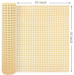 Upgraded Plastic Rattan Webbing, 16"x20" inches DIY