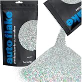 Hemway Auto Flake Glitter Additive 3.5oz Microfine Silver Holographic | Metal Flake for Custom Auto Paint &amp; Coatings, for Car, Motorbike, Truck, Vehicles, Automotives
