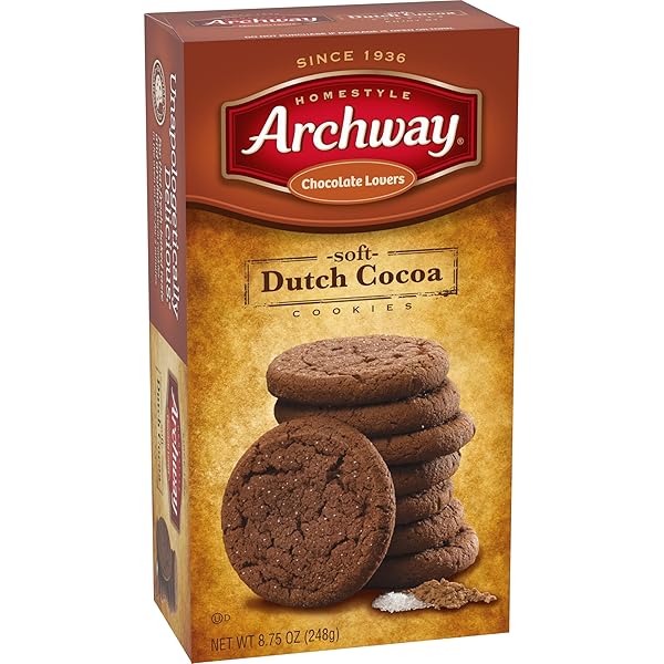 ARCHWAY COOKIES, SOFT DUTCH COCOA COOKIES, 8.75 OZ