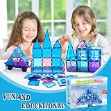 Kaysaitoy Magnetic Building Blocks 102Pcs Castle STEM Toys Ferris Wheel Cars view 5