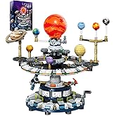 Loyratche Rotatable Solar System Building Set, Space Exploration Building Blocks Set, Solar System Toys for Birthday for Teens Ages 12-14+ (963pcs)