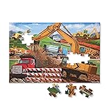 Melissa & Doug Building Site Floor Puzzle, 48 pc