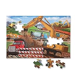 Melissa & Doug Building Site Floor Puzzle, 48 pc
