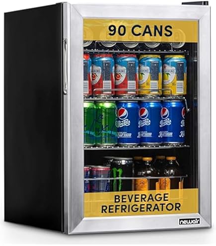 Amazon.com: NewAir 126 Can Beverage Refrigerator | Freestanding
