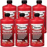 Sterno Fire Starter Gel, Ethanol Gel, 6 Pack | UL 2997 validated, lights even in damp conditions, indoor/outdoor