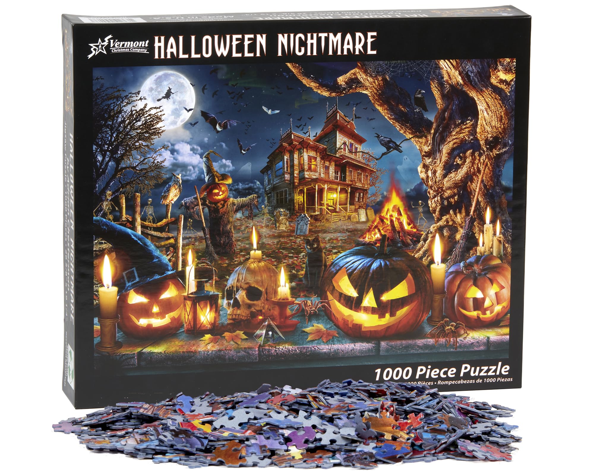Halloween Nightmare Jigsaw Puzzle 1000 Piece by Vermont Christmas Company