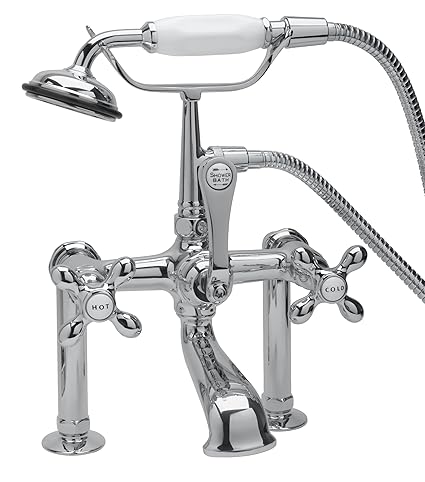 Elizabethan Classics Ecrm04cp Tub Filler With Hand Shower Metal