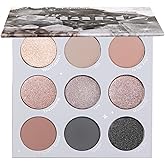 ColourPop Of Quartz Eyeshadow Palette - Neutral Taupe Palette with Metallic and Matte Finishes - High-Pigment Eye Makeup with a Long-Wearing Formula (0.3 oz)