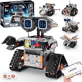 WINGIFT STEM Robot Building Kit for Kids, 5IN1 Remote &amp; APP Controlled Set,RC Space Robot/Patrol Vehicle STEM Building Sets, Coding Robot Building Toy, Birthday Gifts for Boys Ages 8-14+ (676PCS)
