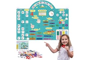 CHEFAN Felt Board for Toddler Learning Set 36 * 27Inch, 92pcs Felt Pieces for Letters, Numbers, Shapes, Colors, Directions, D